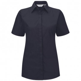 Chemise de Service Femme Manches Courtes Ultimate Stretch - RUSSEL BY TOPTEX