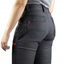 Dos du Pantalon de Travail Femme Multipoches Stretch Charlotte -LMA