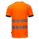 Dos T-Shirt Haute Visibilité Vision PW3 Orange - PORTWEST