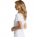 Tunique médicale col V Skechers coloris blanc vue de profil