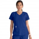 Tunique médicale femme col V Skechers coloris bleu marine
