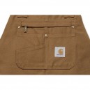 Poche Salopette de Travail Homme Ultra Résistante Cotton Duck Marron CARHARTT