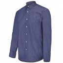 chemise de service bleu denim