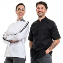Duo veste de cuisine Lafont pour homme Basil et veste de cuisine GC score Molinel pour femme
