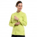 Veste de Cuisine Femme Saffron Manches Longues Anis - LAFONT
