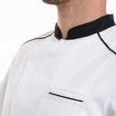 Détail de la veste de cuisine homme avec poche poitrine molinel gamme Neospirit