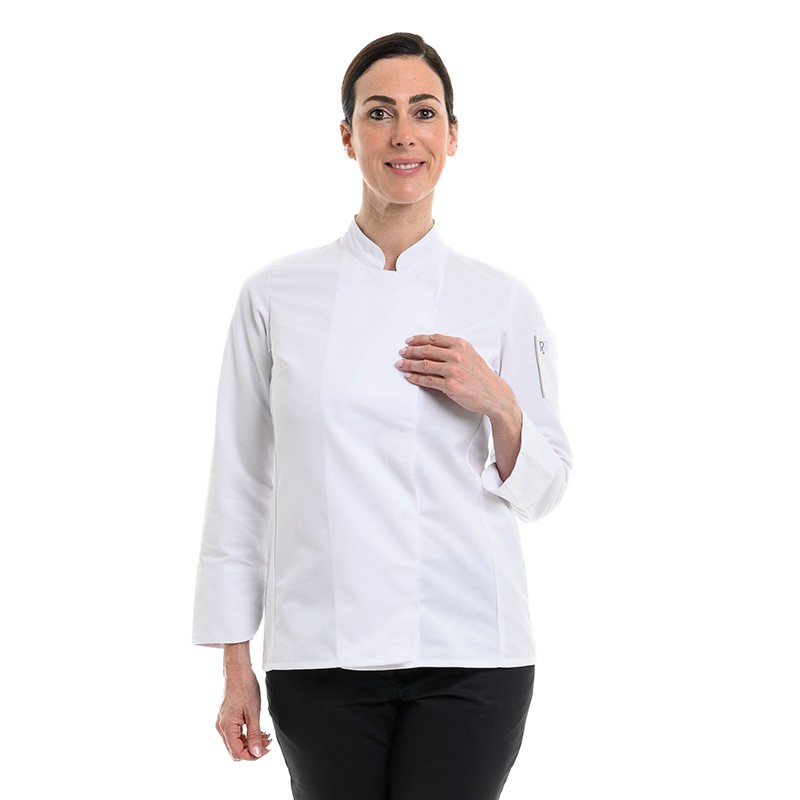 Veste de cuisine Unera blanches à manches longues de la marque Robur
