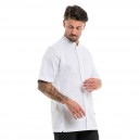 Vêtement de cuisine pour porter pendant son service en cuisine - gamme Basil blanche à manches courtes Lafont