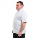 Veste de cuisine grande taille pour homme modèle white avec dos aéré Manelli
