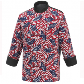 Veste de Cuisine Homme Amérique - EGOCHEF