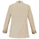 Veste Cuisine Femme beige Manches longues - LAFONT