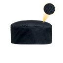 Calot de cuisine noir respirant