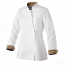Veste de cuisine a carreaux