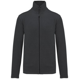 Veste de Travail Homme Micropolaire Zippée Gris Foncé - KARIBAN