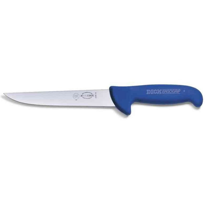 Couteau à saigner Ergogrip bleu 18 cm - DICK