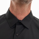 col chemise de service noir