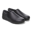 Sabots de Travail QO 400 Noir Liseré Blanc - BIRKENSTOCK side