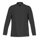Veste de Cuisine Lemongrass2 Homme Manches Longues  noire