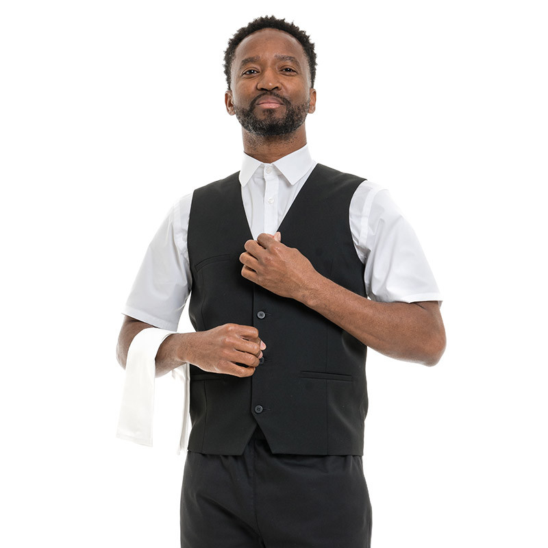 Gilet de Service Homme Noir Java