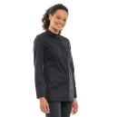 Veste de Cuisine Femme Manches Longues Elbax Noir - ROBUR