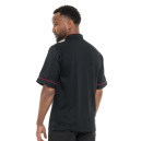Veste de Cuisine Respirante Liseré Rouge MC - MANELLI