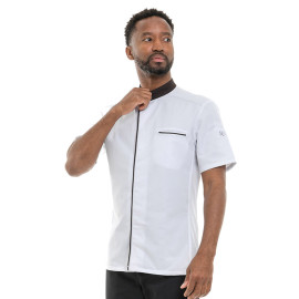 Veste de Cuisine Manches Courtes Abax Moka - ROBUR