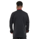 Veste de Cuisine Homme Mint Manches Longues Noir Rouge - LAFONT