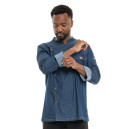 Veste de Cuisine Homme Broca Manches Longues Bleu Jean - LAFONT CUISINE - 6