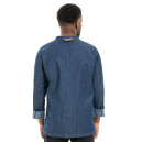 Veste de Cuisine Homme Broca Manches Longues Bleu Jean - LAFONT CUISINE - 8