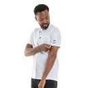 Veste de Cuisine Homme Manches Courtes Blanc et Noir Crush - MOLINEL
