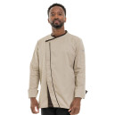 Veste de Cuisine Homme Mint Manches Longues Beige - LAFONT