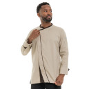 Veste de Cuisine Homme Mint Manches Longues Beige - LAFONT