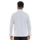 Veste de Cuisine Homme Texas à Manches Longues Blanche - MANELLI