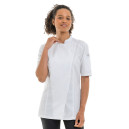 Veste de Cuisine Femme Manches Courtes Nutmeg2 - blanche
