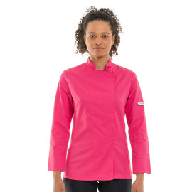 Veste de Cuisine Femme manches longues rose - MC ou ML - MANELLI