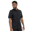Veste cuisine Homme noir Manches courtes - LAFONT