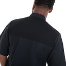 Veste de Cuisine Homme Gaufrée Paris Manches Courtes Noire - MANELLI - 13
