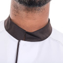 DETAIL Veste de Cuisine Manches Courtes Abax Moka