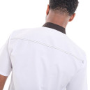 DETAIL Veste de Cuisine Manches Courtes Abax Moka