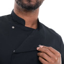 Veste de Cuisine à Manches Longues Texas Noire - MANELLI - 16