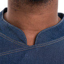 Veste de Cuisine Homme Broca Manches Longues Bleu Jean - LAFONT CUISINE - 17
