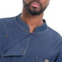 Veste de Cuisine Homme Broca Manches Longues Bleu Jean - LAFONT CUISINE - 18
