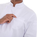 Veste de Cuisine Homme Texas à Manches Longues Blanche - MANELLI - 12