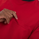 Veste de boucher rouge - Robur - 5