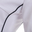 Veste de Cuisine Femme Blanche Liseré Noir Aération Côté Manches Courtes - MANELLI - 6