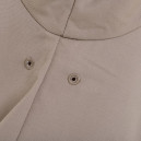 Veste de Cuisine Beige Liseré Long Marron - MANELLI - 9