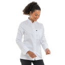 Veste de Cuisine Femme Manches Longues Blanc et Noir Crush - MOLINEL - 3