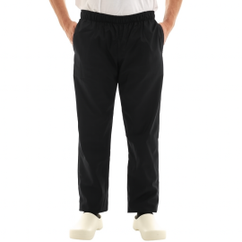 Pantalon de Travail Unisexe Ceinture Élastique Carros Noir - MANELLI