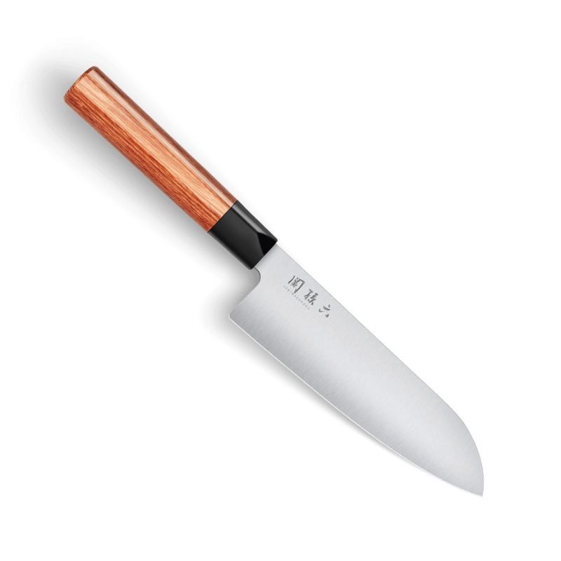 Couteau Santoku Seki Magoroku Red Wood – KAI
