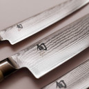 Couteau Japonais Shun Classic White - Couteau à Pain 23 cm - KAI - Lames
